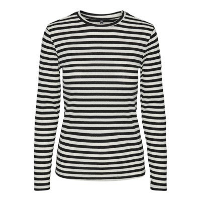 Pcruka bluse - Cloud dancer black