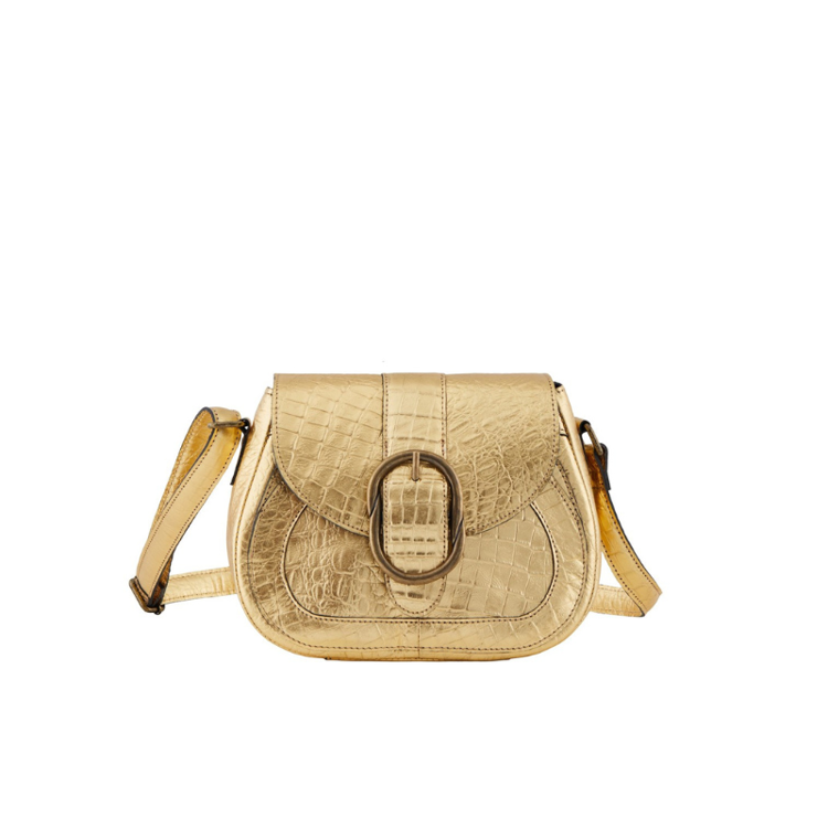 Pcfiloa taske - Gold colour/gold croco