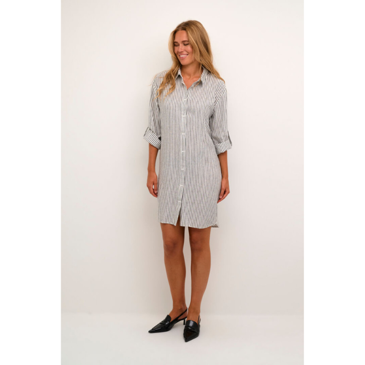 Kamilia kjole - Chalk/black