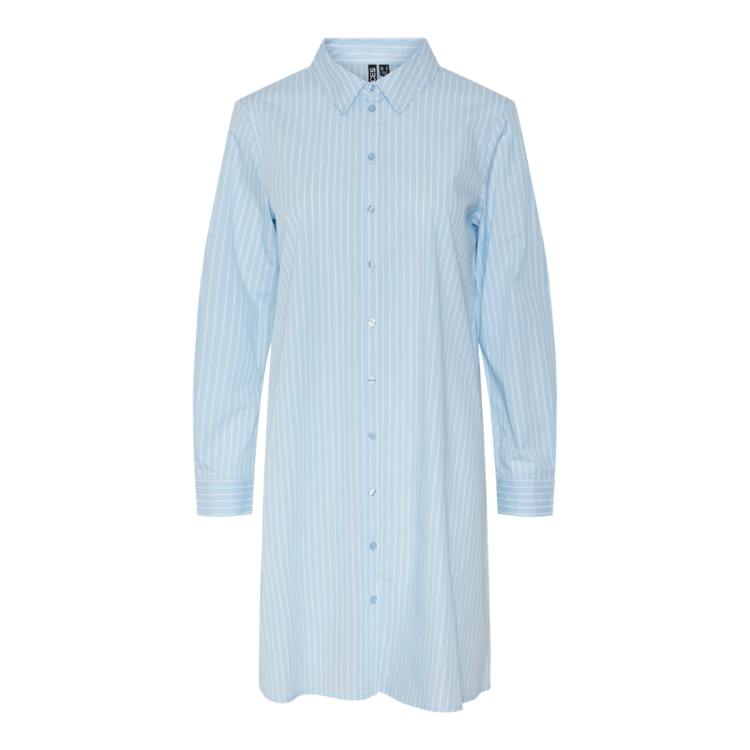 Pcpenny kjole - Airy blue/bright white