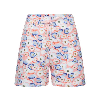 Alma shorts - Peachy blue flower
