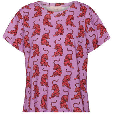 Sneaking tiger t-shirt - Red sneaking