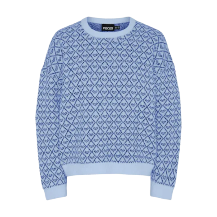 Pcnavi strik - Cashmere blue/surf the web hearts