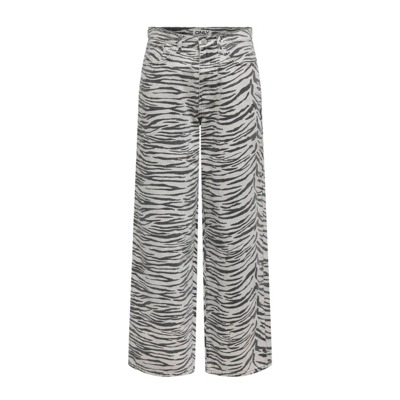 Onlhope buks - Light grey denim/zebra