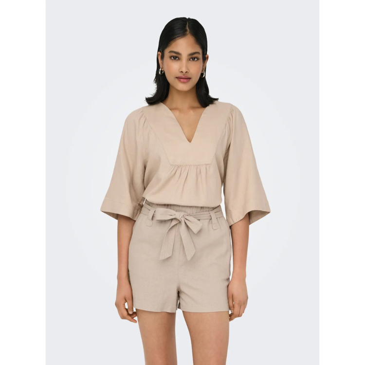 Onlcaro top - Oxford tan