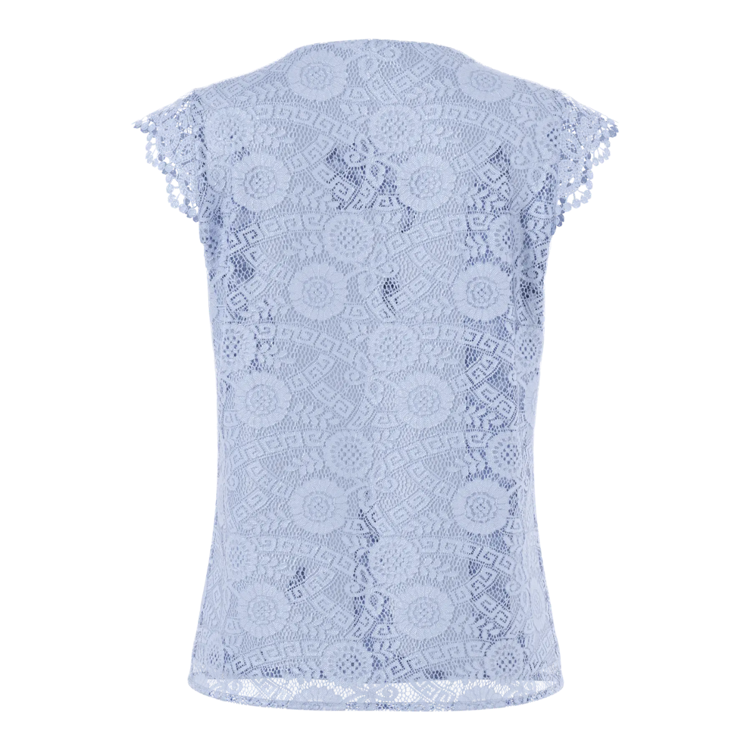 Pcolline v-hals top - Kentucky blue