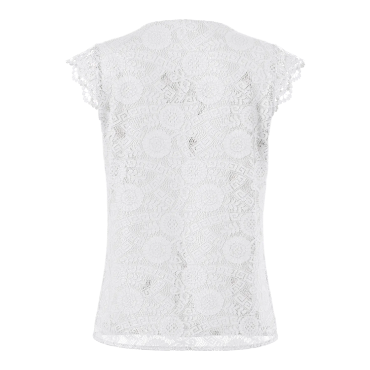 Pcolline v-hals top - Coud dancer