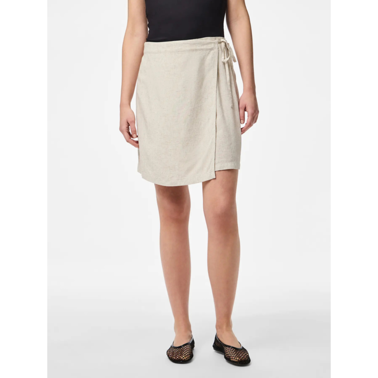 Pcpia mini nederdel - Birch/melange