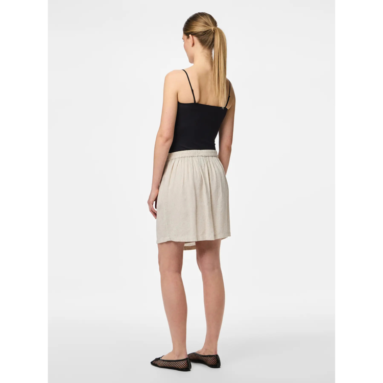 Pcpia mini nederdel - Birch/melange