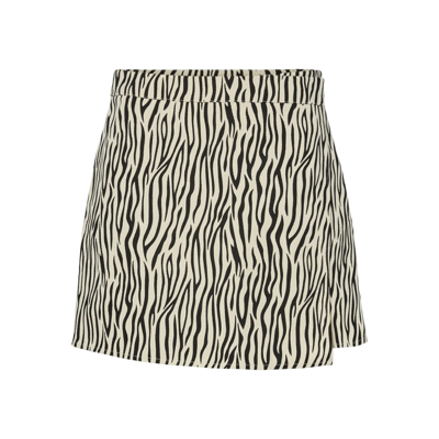 Pcfelua nederdel - Coconut milk zebra