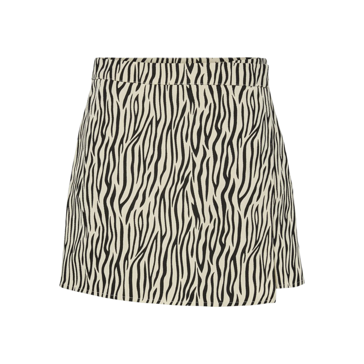 Pcfelua nederdel - Coconut milk zebra