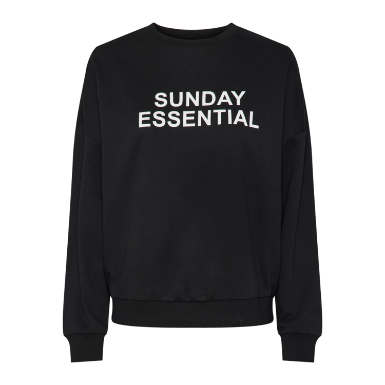 Pcfibbi sweat - Black/bright white