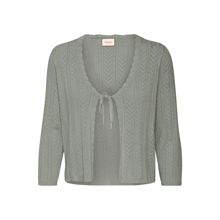 Frflora cardigan - Agave green