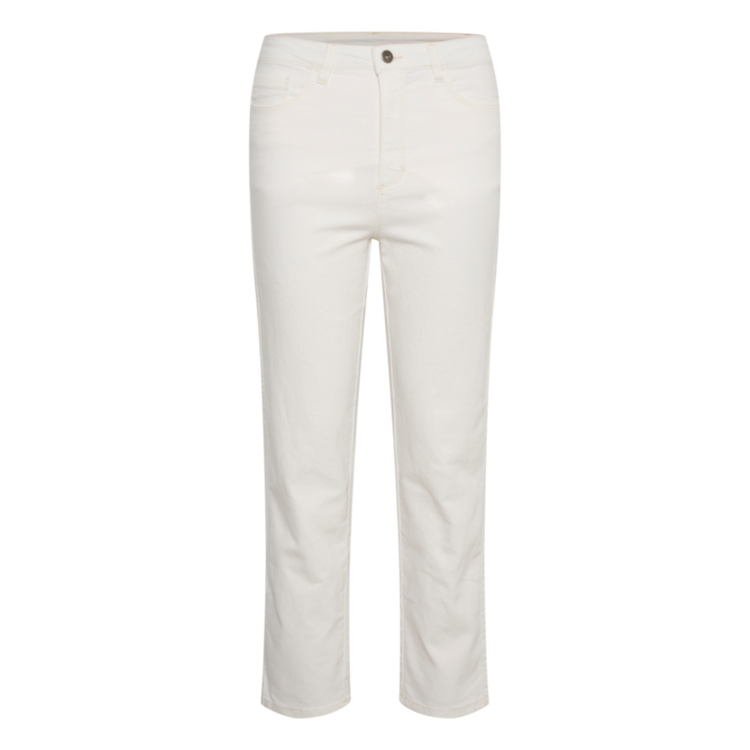 Kazelina straight jeans - Chalk