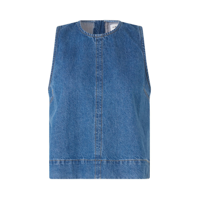 Rihne top - Vintage blue