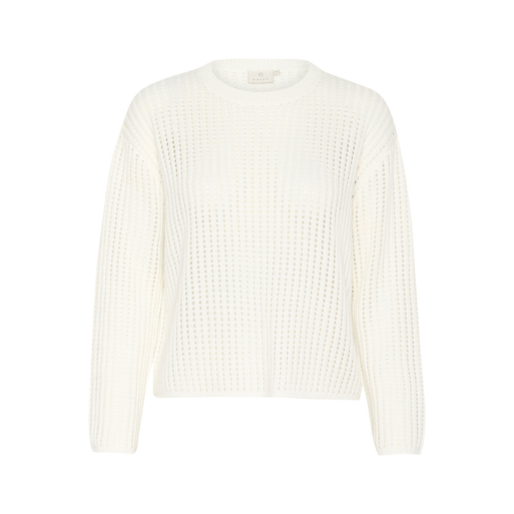 Kasolar strik bluse - Chalk