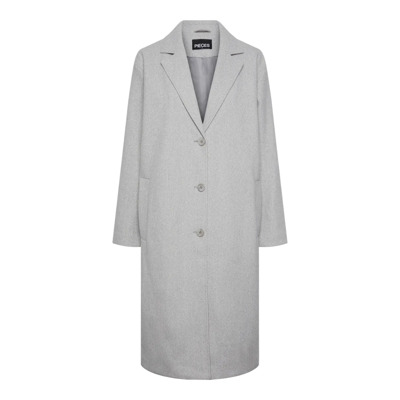 Pcjulle jakke - Light grey melange