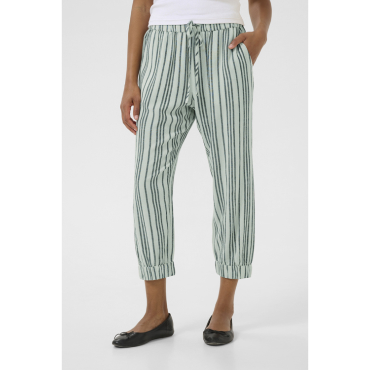 Kamilia capri buks - Moonstruck/black stripe