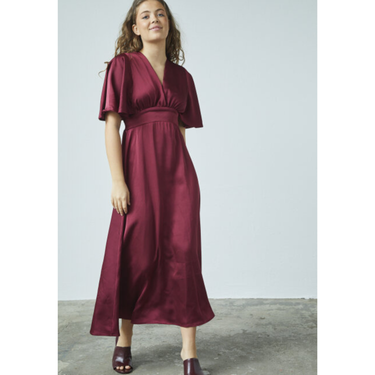 Gisela kjole - Bordeaux