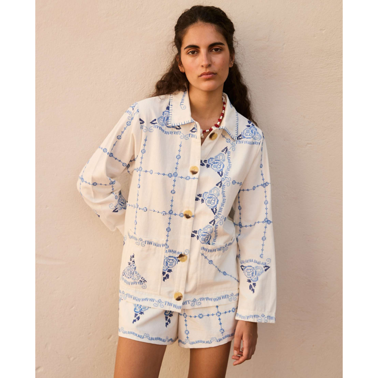 My jakke - Ecru blue