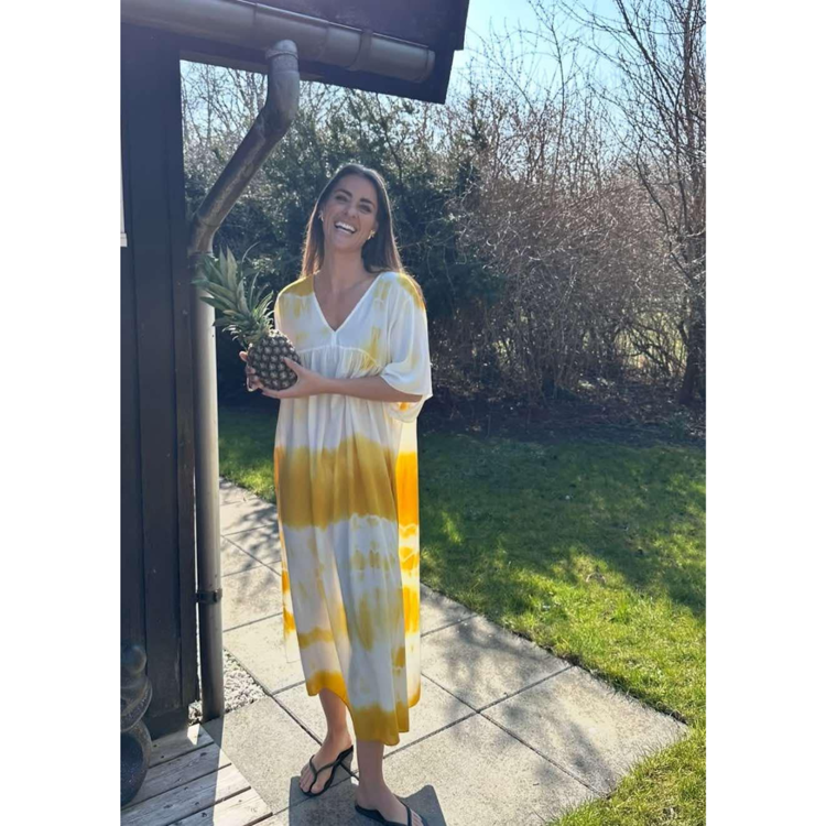 Carla kjole - Gul