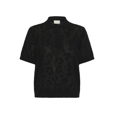 Kaabela polo bluse - Black deep