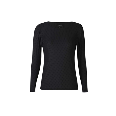 Mesh bluse - Black dot
