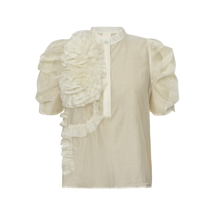 Annsofigo bluse - Vanilla