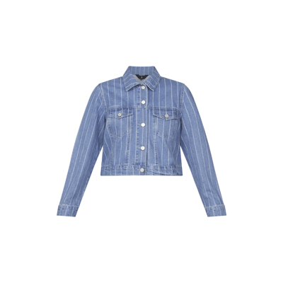 Obita jakke - Medium blue/stripe