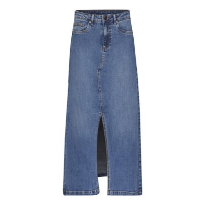 Olia nederdel - Mid blue wash