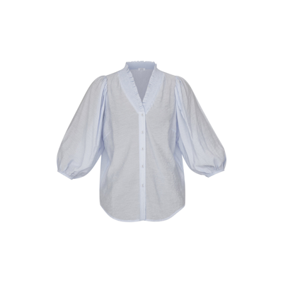 Love1151 bluse - L. blue