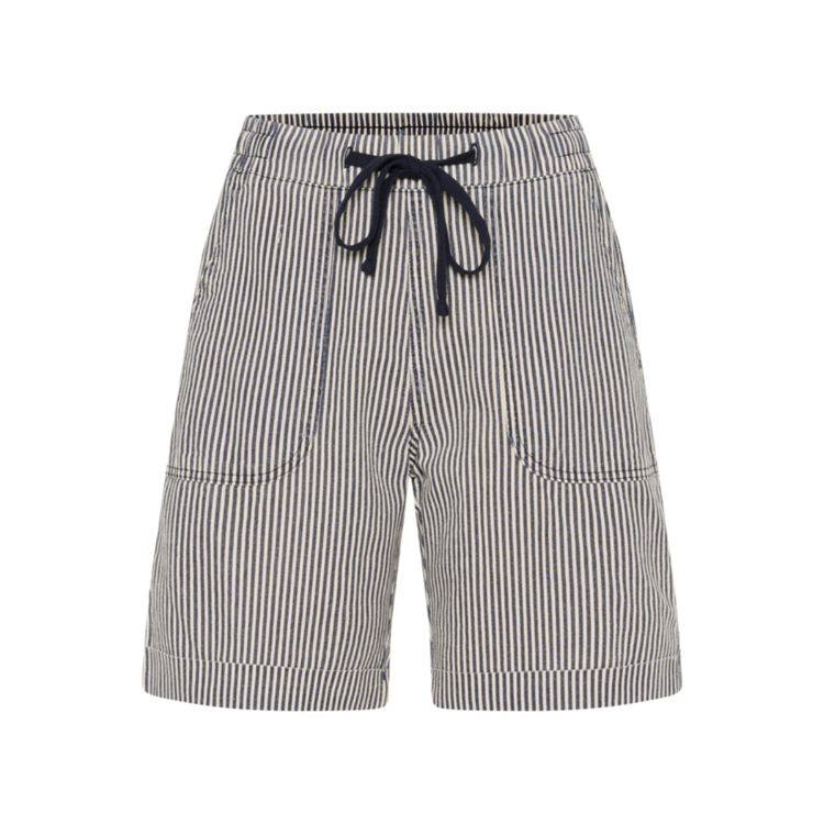 Kanaya shorts - Midnight/white stripe