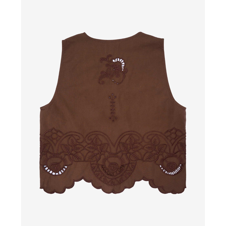 Celestine top - Soft brown