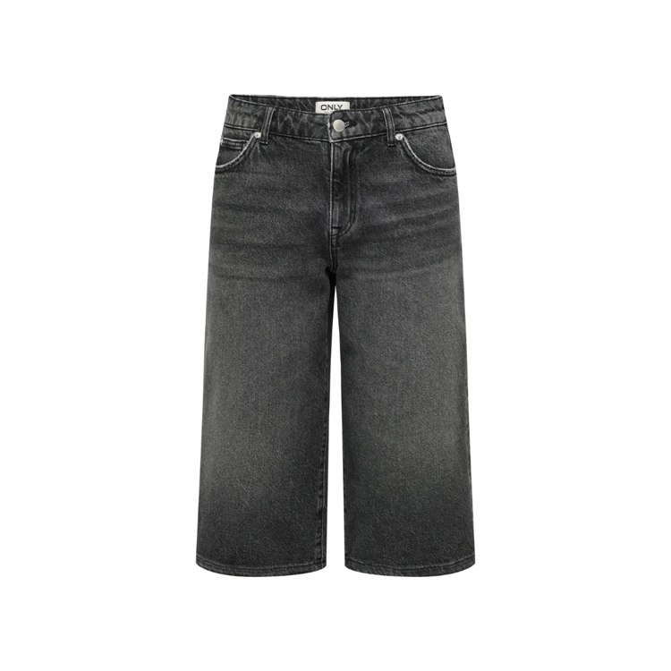 Onlcabain shorts - Black denim
