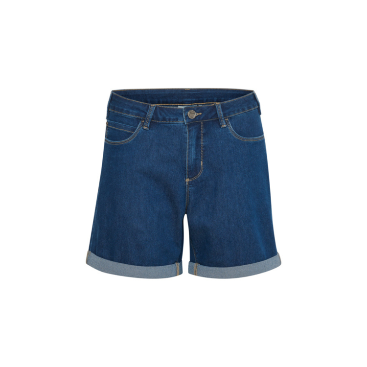 Kavicky denim shorts - Medium blue washed