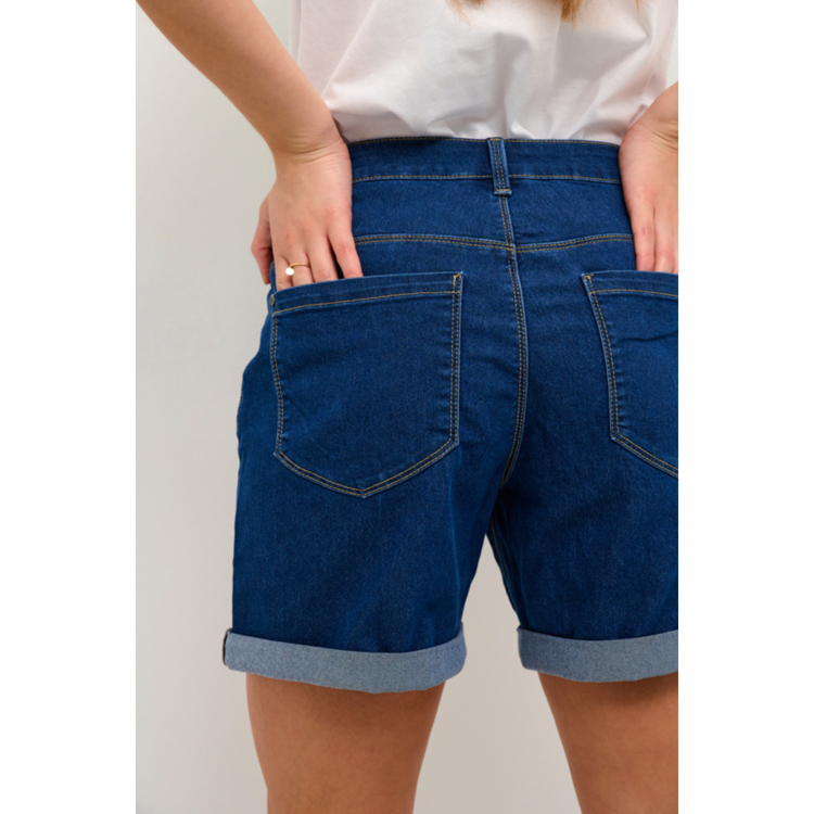 Kavicky denim shorts - Medium blue washed