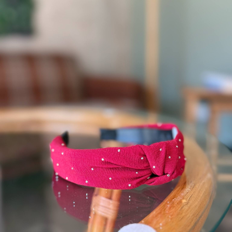 Olga hårbøjle - Red