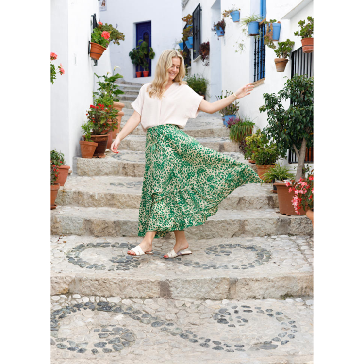 Bcluna maxi nederdel - Green leo