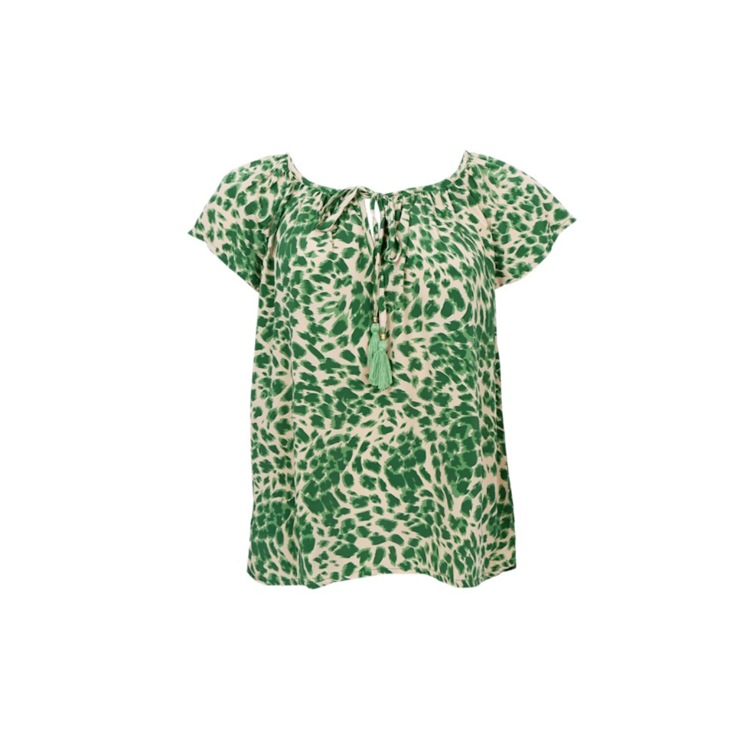 Bcluna dana bluse - Green leo