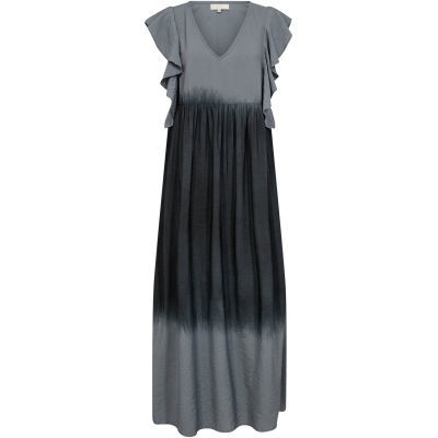 Violago kjole - Grey dip dye