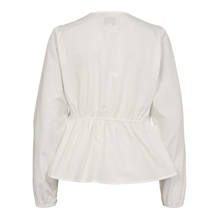 Jane tie bluse - White