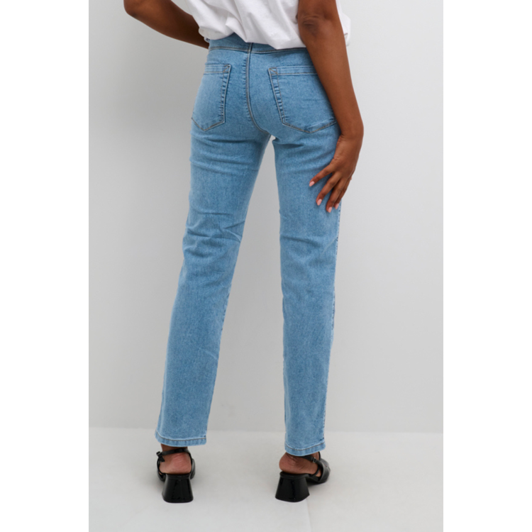 Kavicky straight jeans - Light blue washed denim