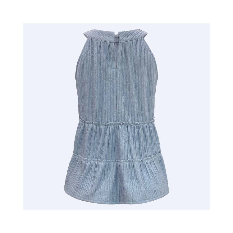 Anni top - Dusty blue