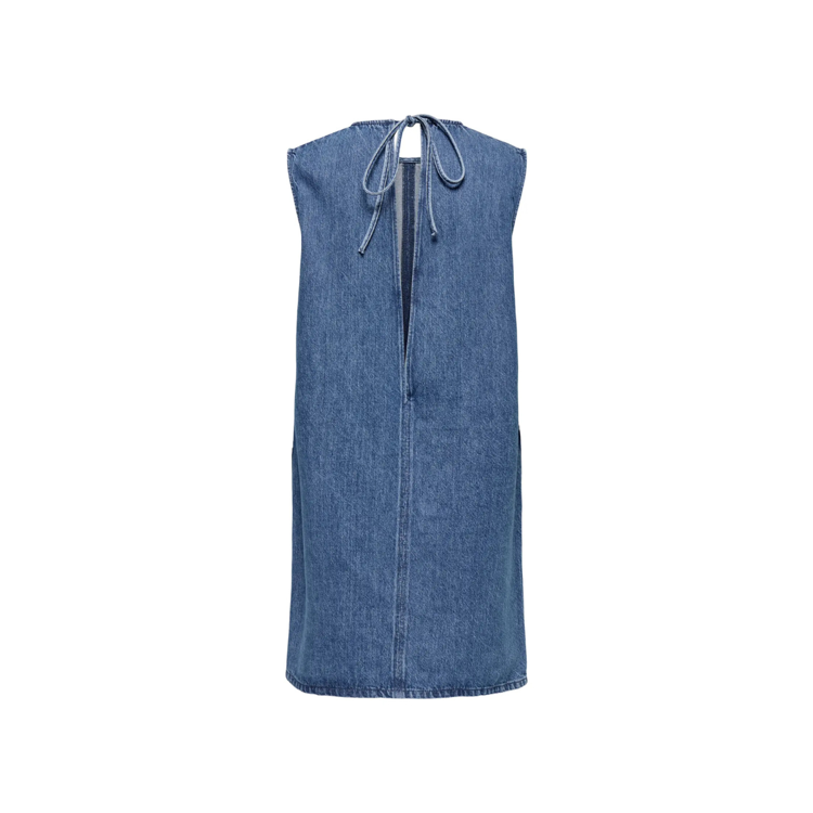 Onlvigga kjole - Medium blue denim
