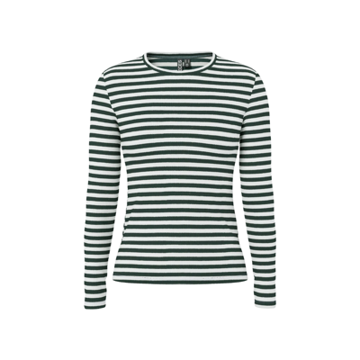 Pcruka bluse - Darkest spruce/cloud dancer