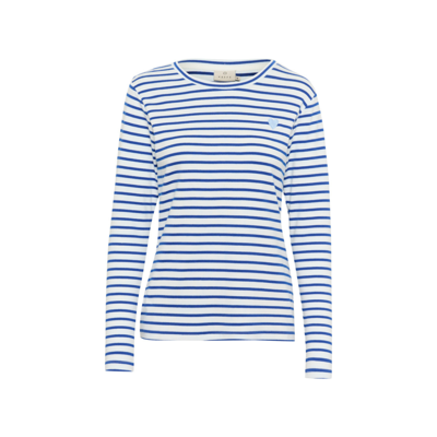 Liddy bluse - Chalk/surf the web