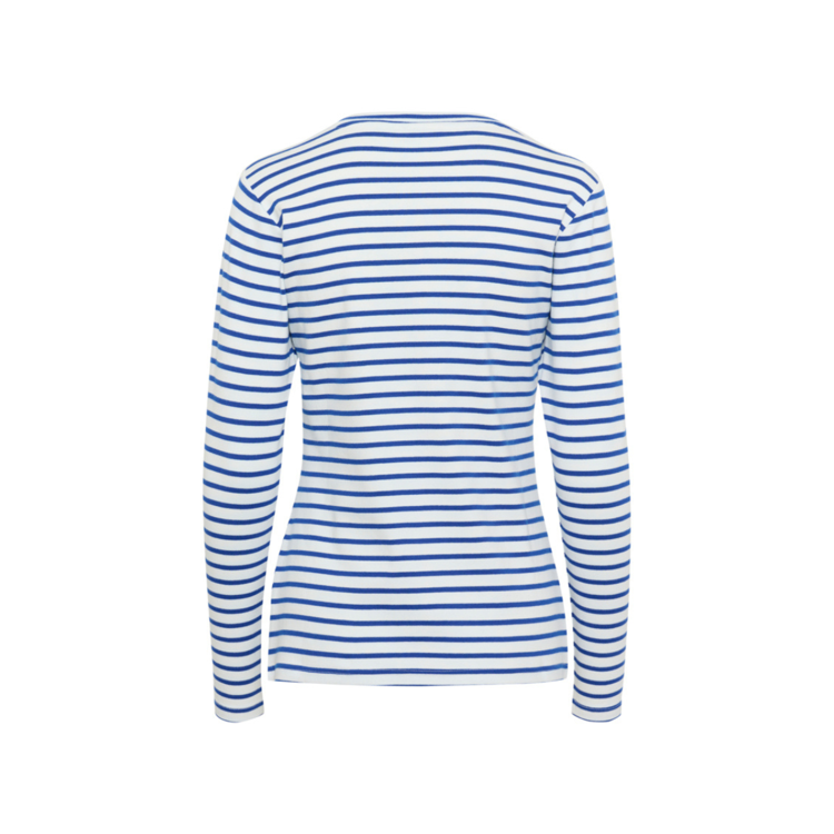 Liddy bluse - Chalk/surf the web