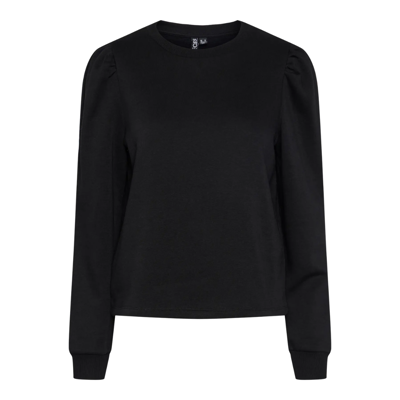 Pcchilli puff sweatshirt - Black
