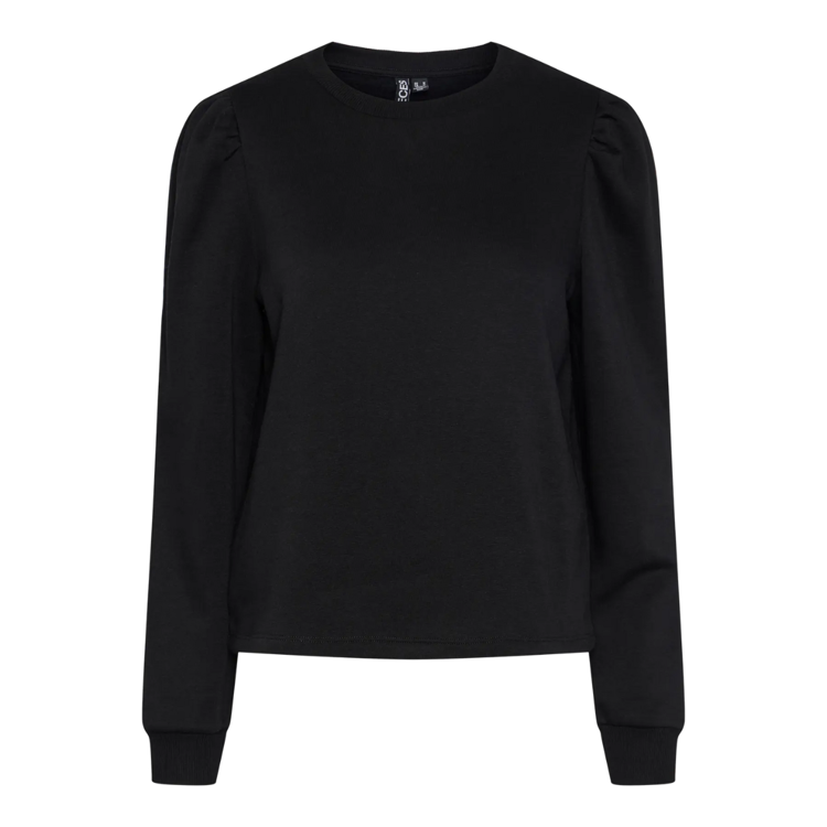 Pcchilli puff sweatshirt - Black