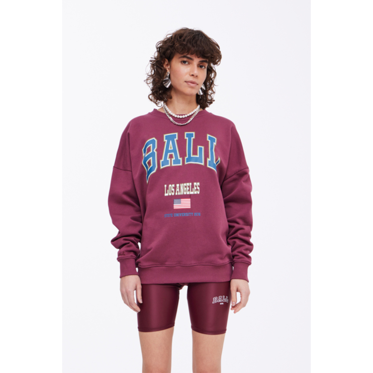 D. jeff sweatshirt - Burgundy